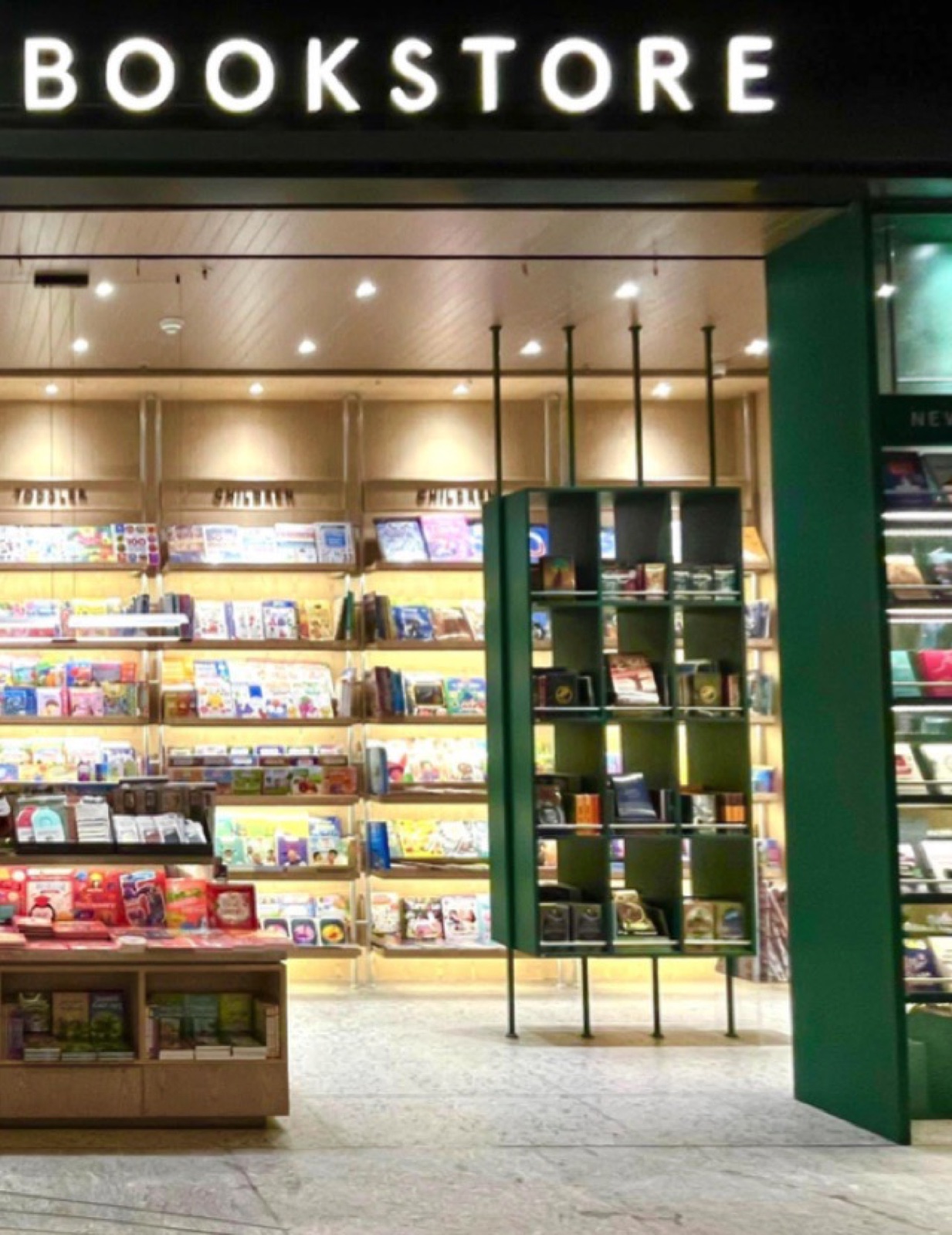 Wonder Bookstore shelves
